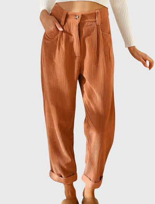 Chabela | Pantalón de Pana de Corte Moderno