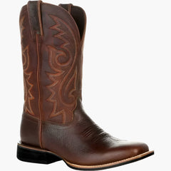 Botas Vaqueras Hombre de Punta Cuadrada - Café