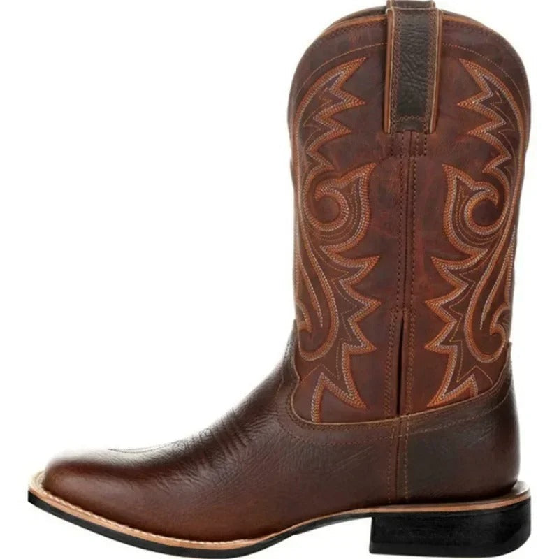 Botas Vaqueras Hombre de Punta Cuadrada