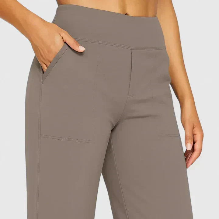 Hilda | Pantalón Elástico Elegante de Corte Entallado para Mujer
