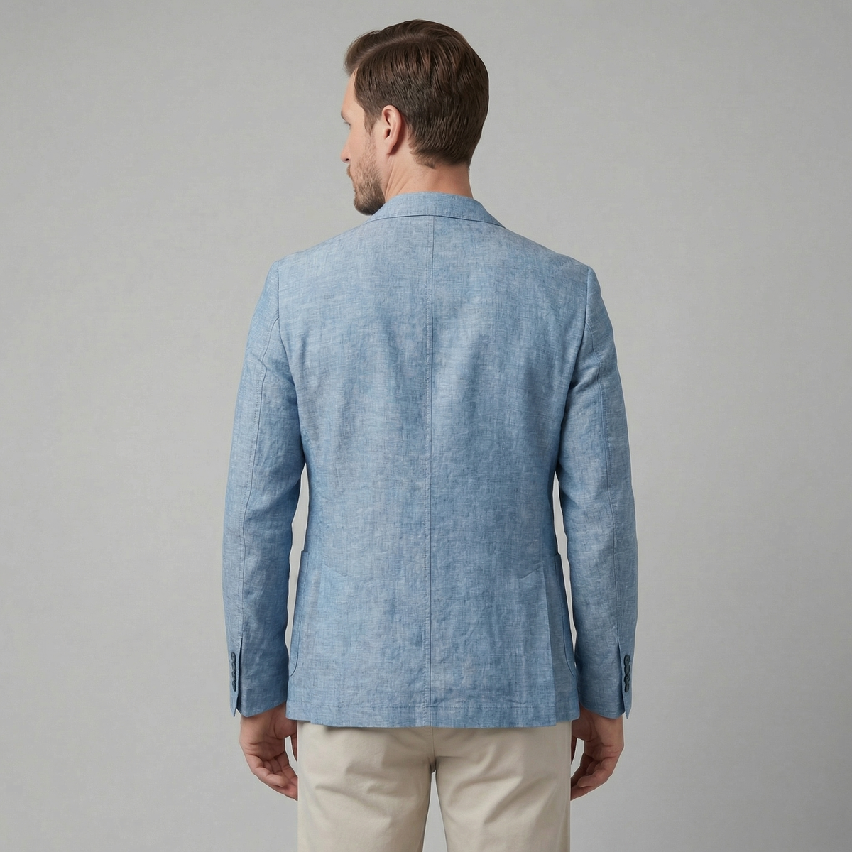 Blazer hombre de lino ligero