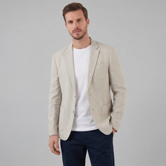 Blazer hombre de lino ligero - Lino natural