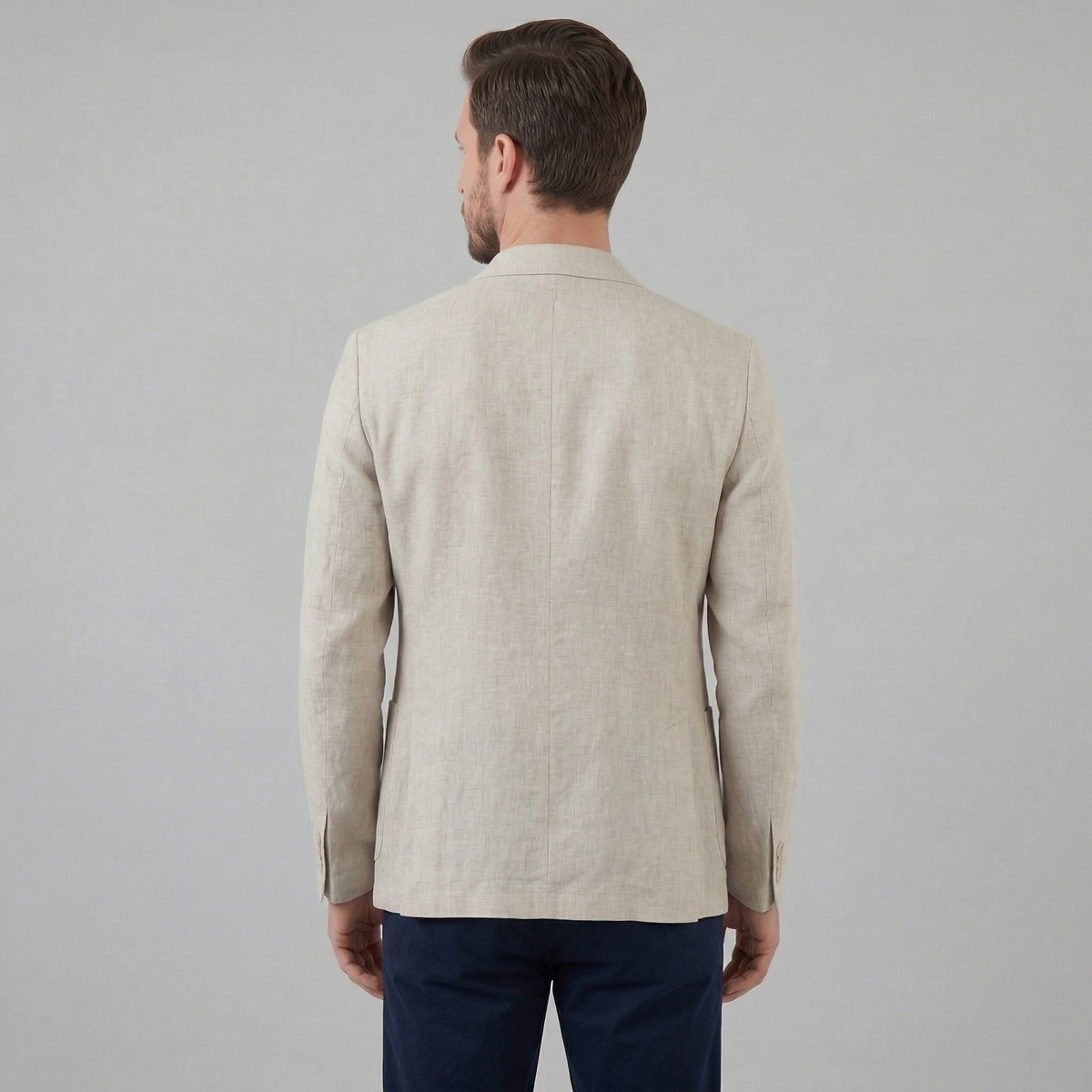 Blazer hombre de lino ligero