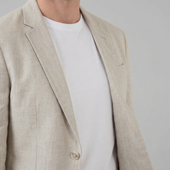 Blazer hombre de lino ligero