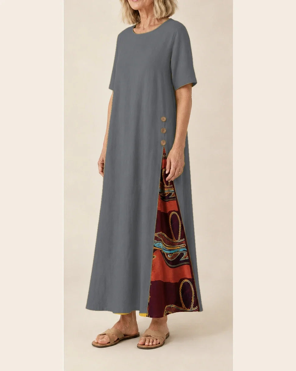Brenda | Vestido elegante y casual de lino