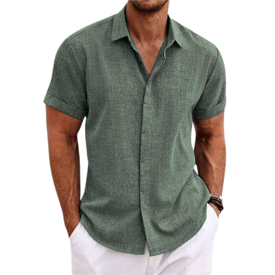 Mateo | Camisa de Lino Clásica
