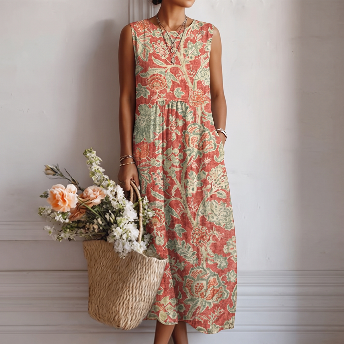 Andrea | Vestido Midi De Día