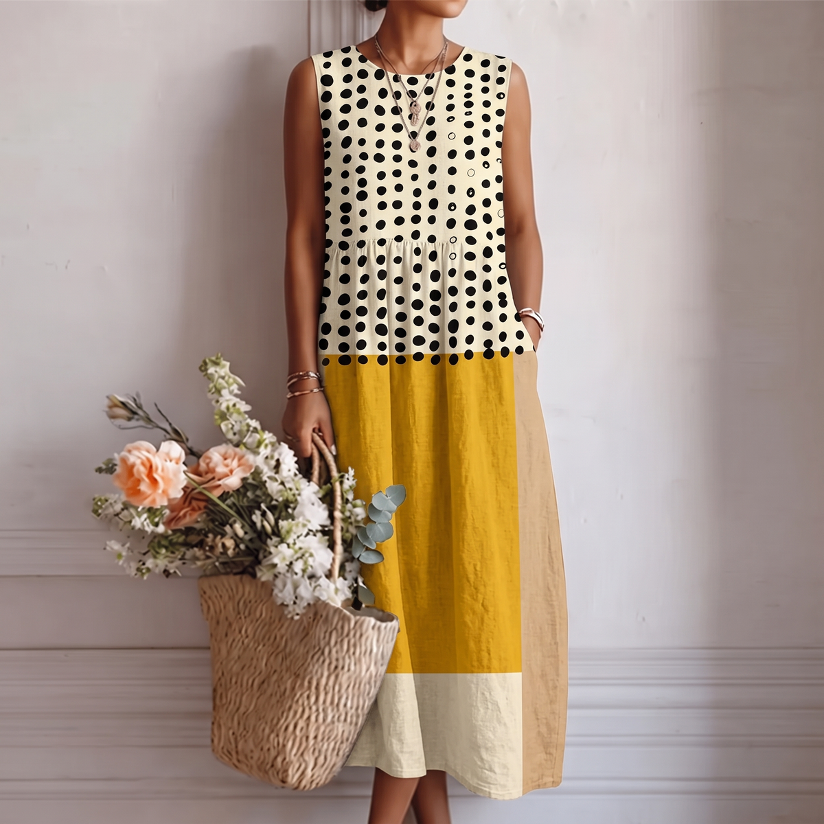 Ximena | Vestido Midi De Día