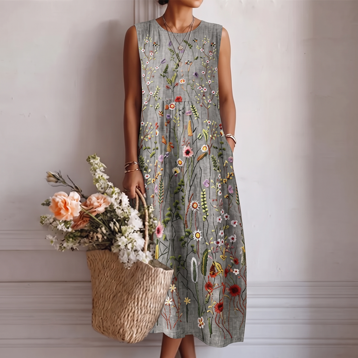 Teresa | Vestido Midi De Día