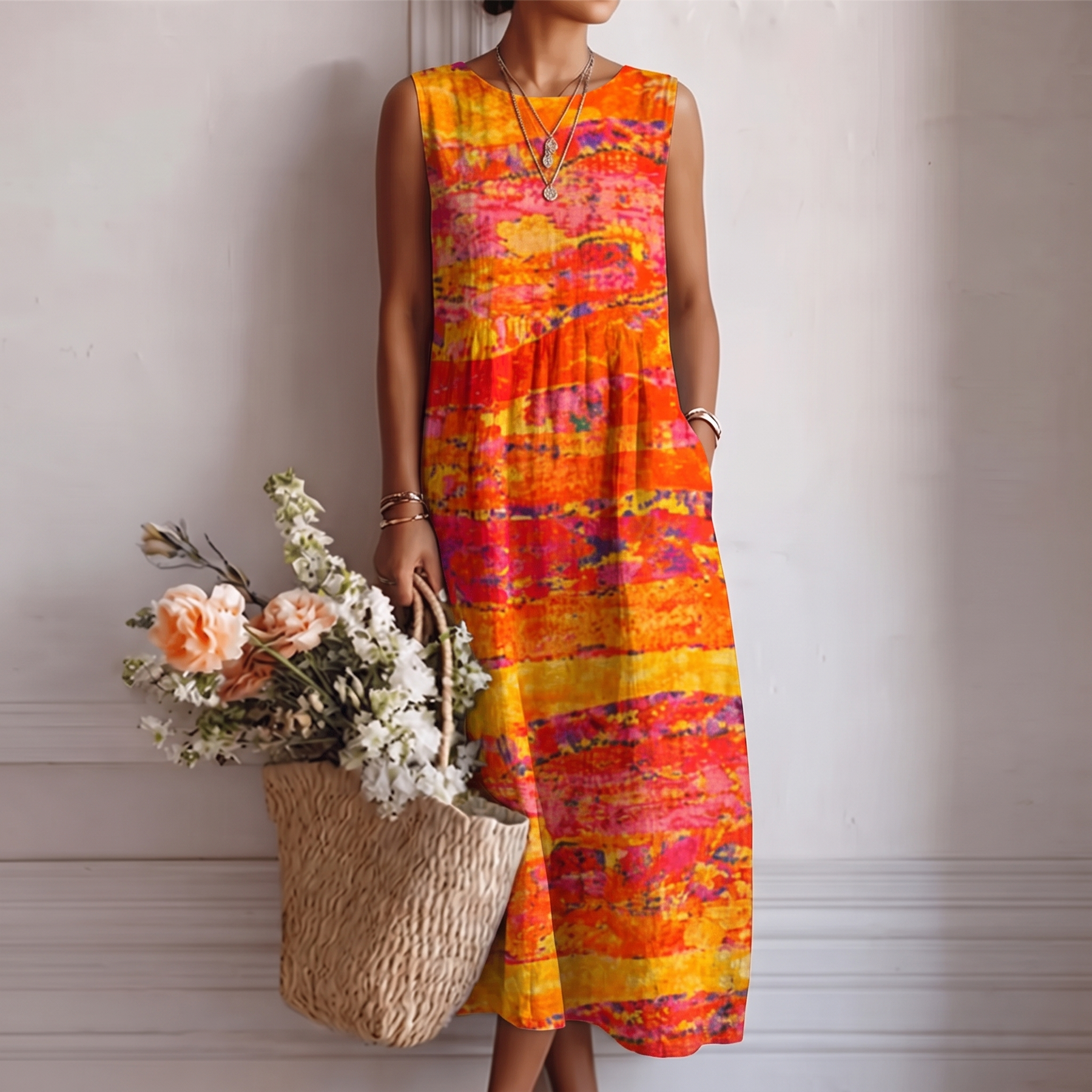 Lourdes | Vestido Midi De Día