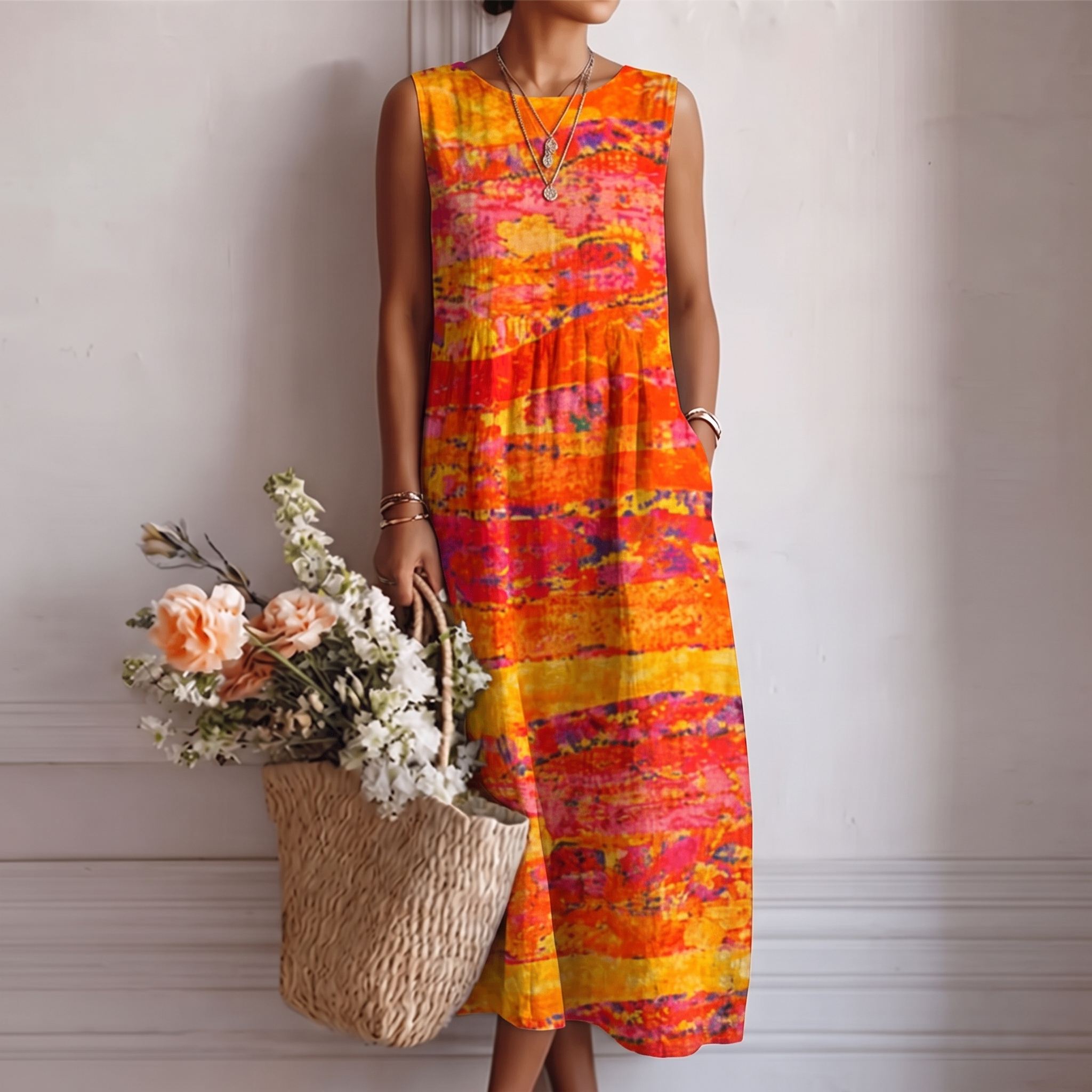 Lourdes | Vestido Midi De Día
