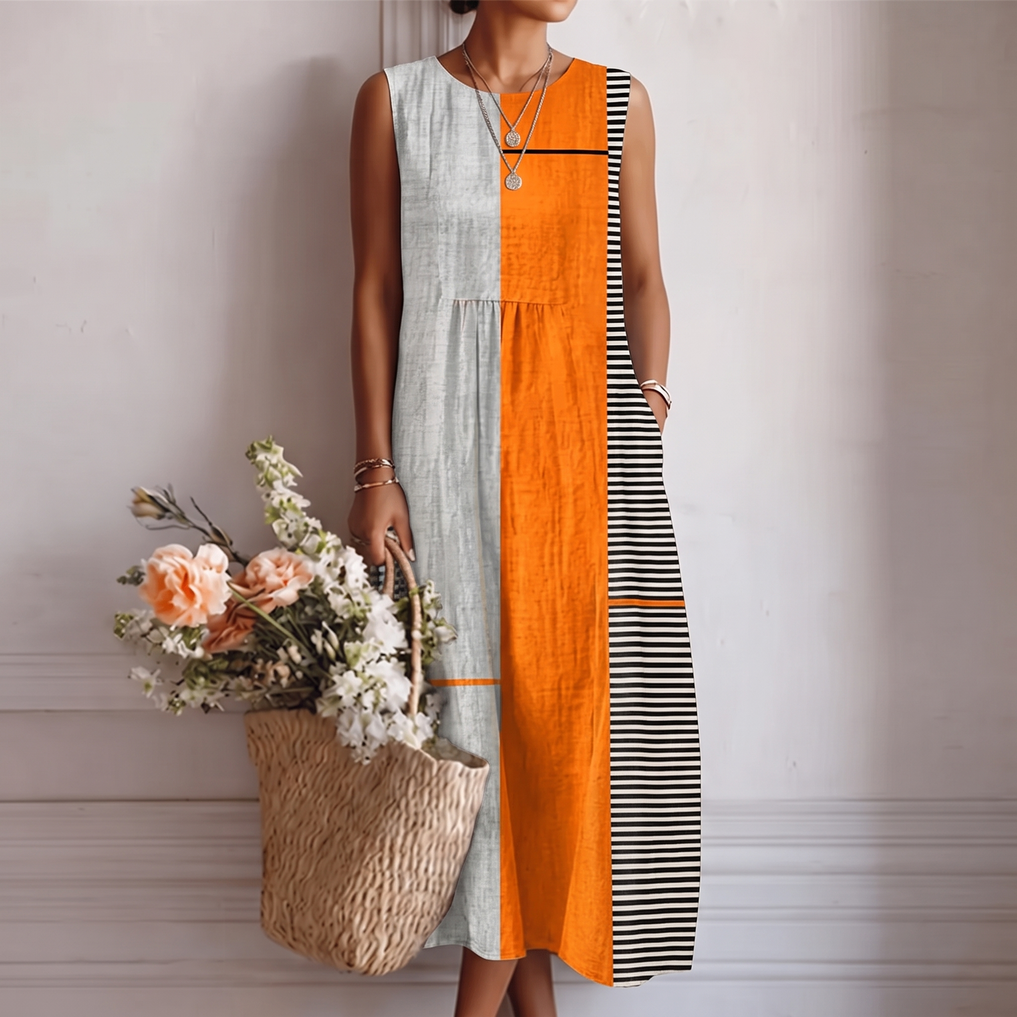 Marcela | Vestido Midi De Día