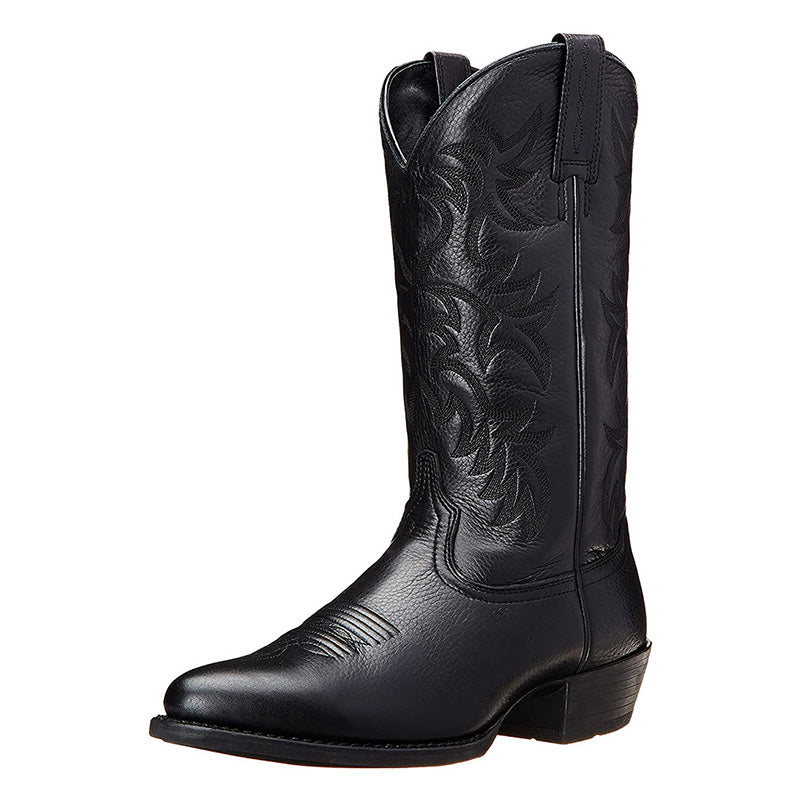Botas Vaqueras Hombre de Piel Media Caña