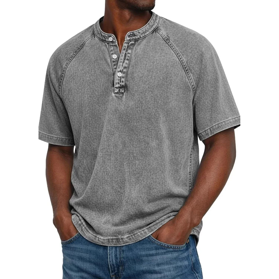 Diego | Playera Henley de Lino