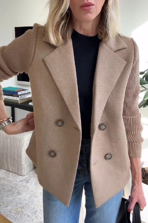 Jacinta | Cárdigan Elegante de Manga Tejida