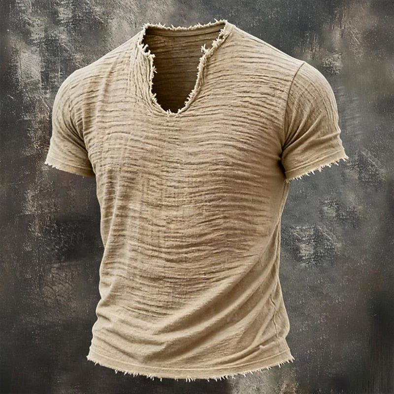 Raúl | Playera Casual con Cuello en V