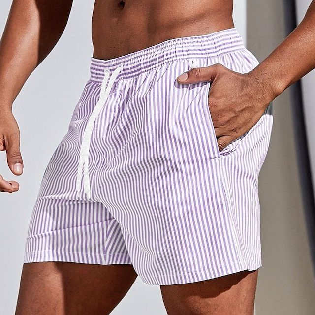 Daniel | Pantalones cortos de verano a rayas para hombre