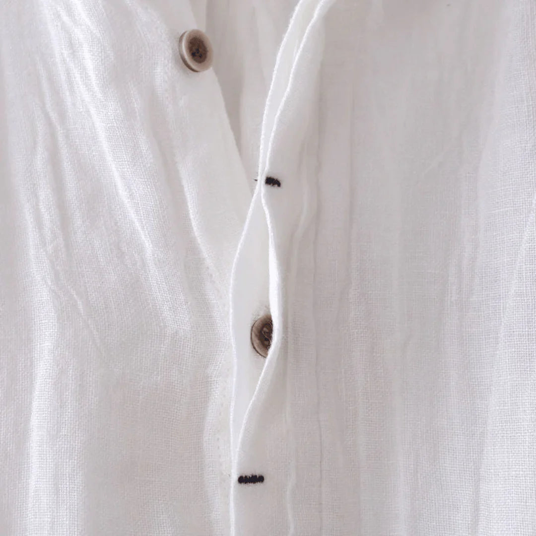 Mateo | Camisa elegante de manga corta con botones