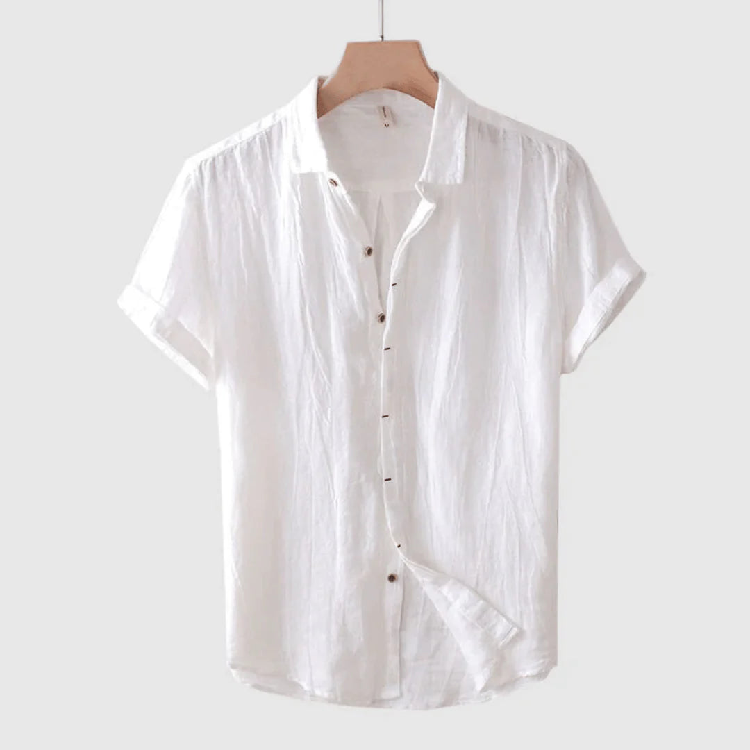 Mateo | Camisa elegante de manga corta con botones
