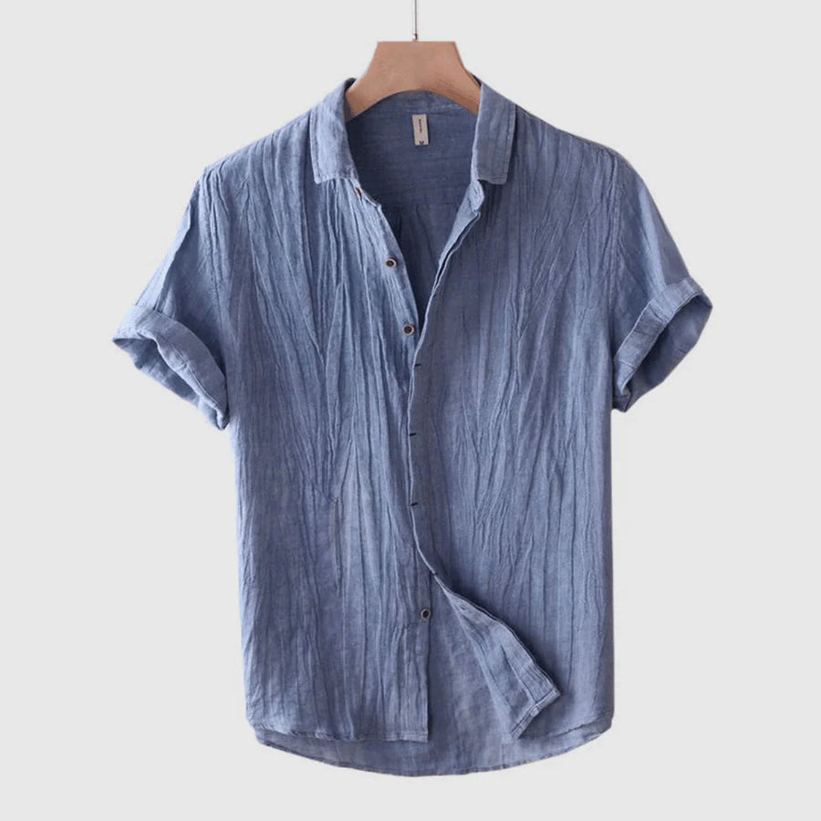 Mateo | Camisa elegante de manga corta con botones