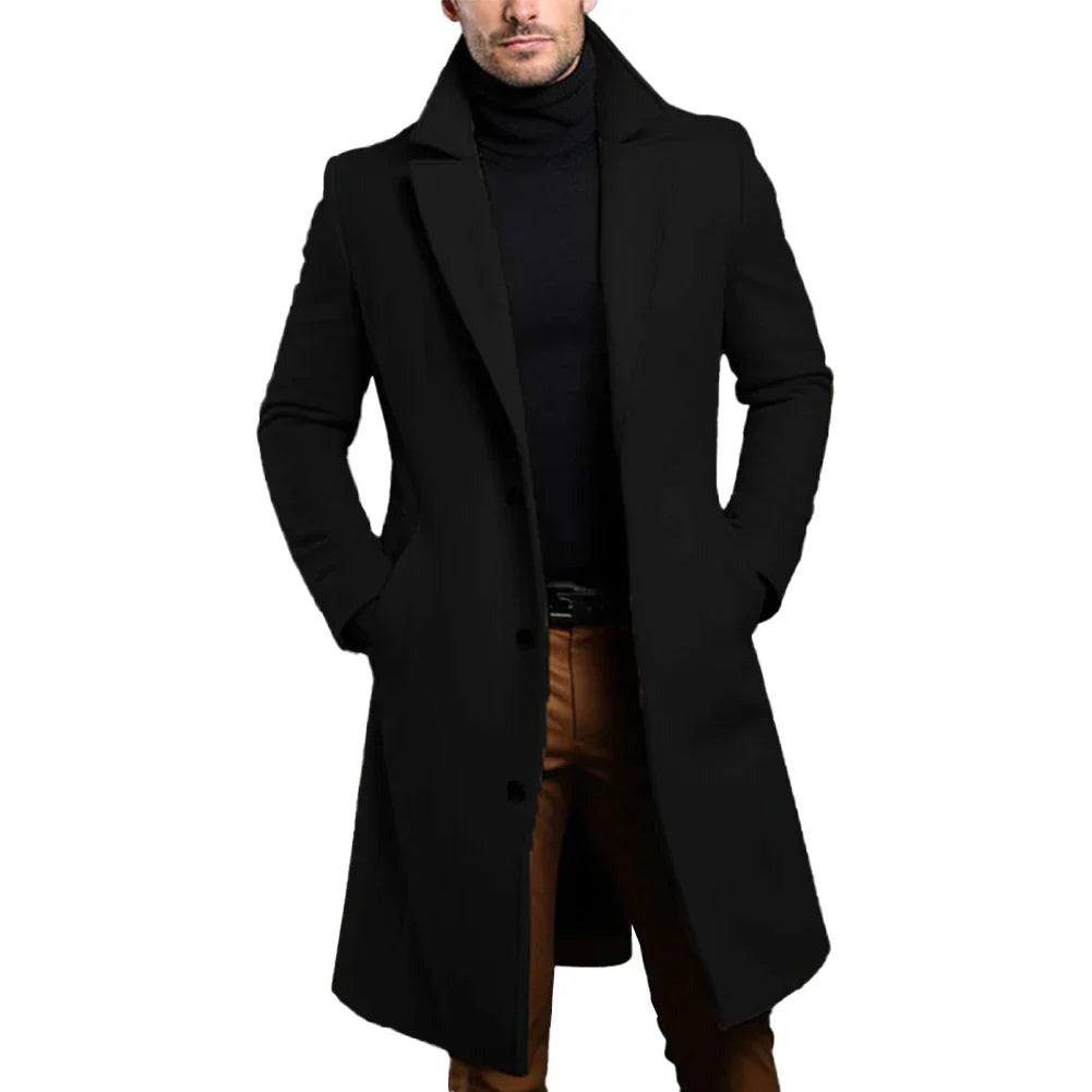 Crisanto | Abrigo Largo de Invierno para Hombre