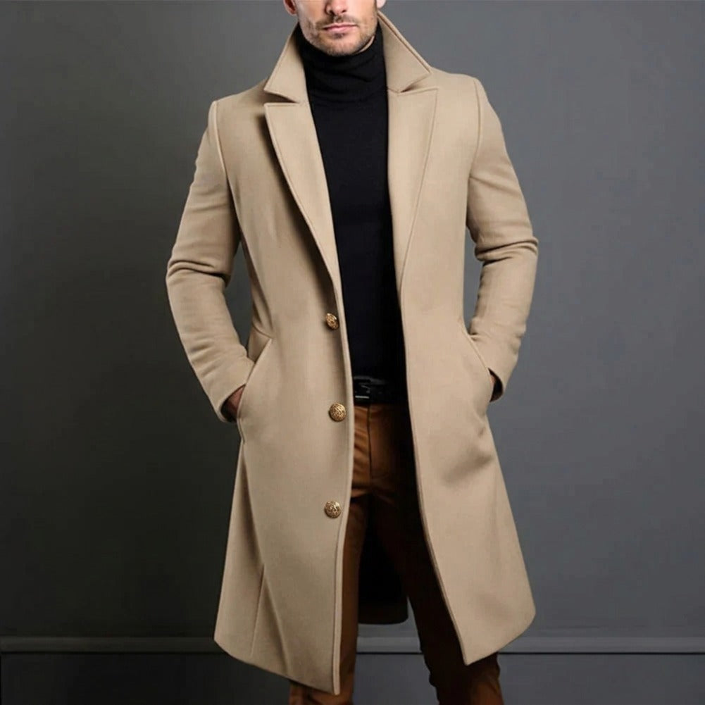 Crisanto | Abrigo Largo de Invierno para Hombre