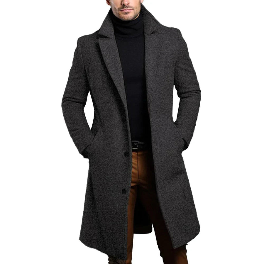 Crisanto | Abrigo Largo de Invierno para Hombre
