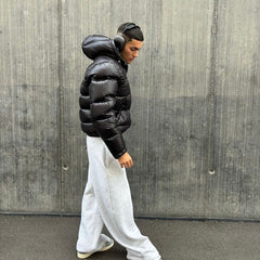 Chamarra acolchada hombre puffer sherpa