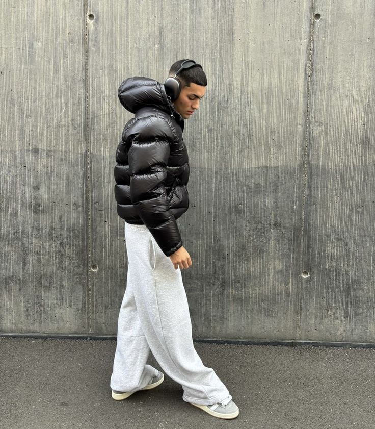Chamarra acolchada hombre puffer sherpa