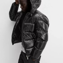 Chamarra acolchada hombre puffer sherpa