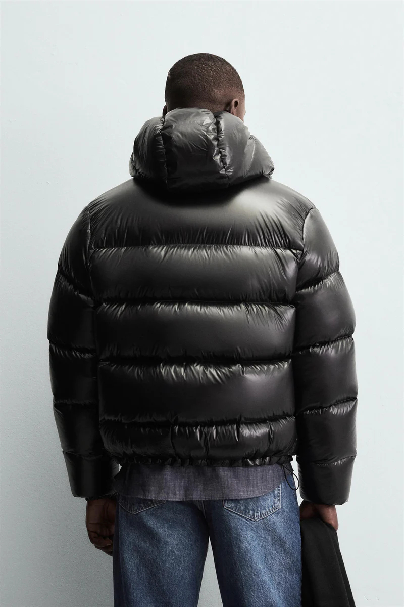 Chamarra acolchada hombre puffer sherpa