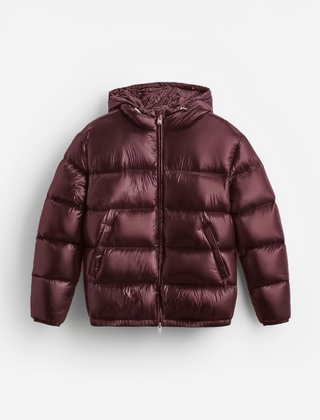 Chamarra acolchada hombre puffer sherpa - Vino