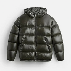 Chamarra acolchada hombre puffer sherpa