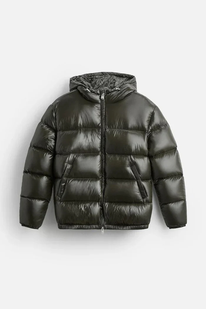 Chamarra acolchada hombre puffer sherpa