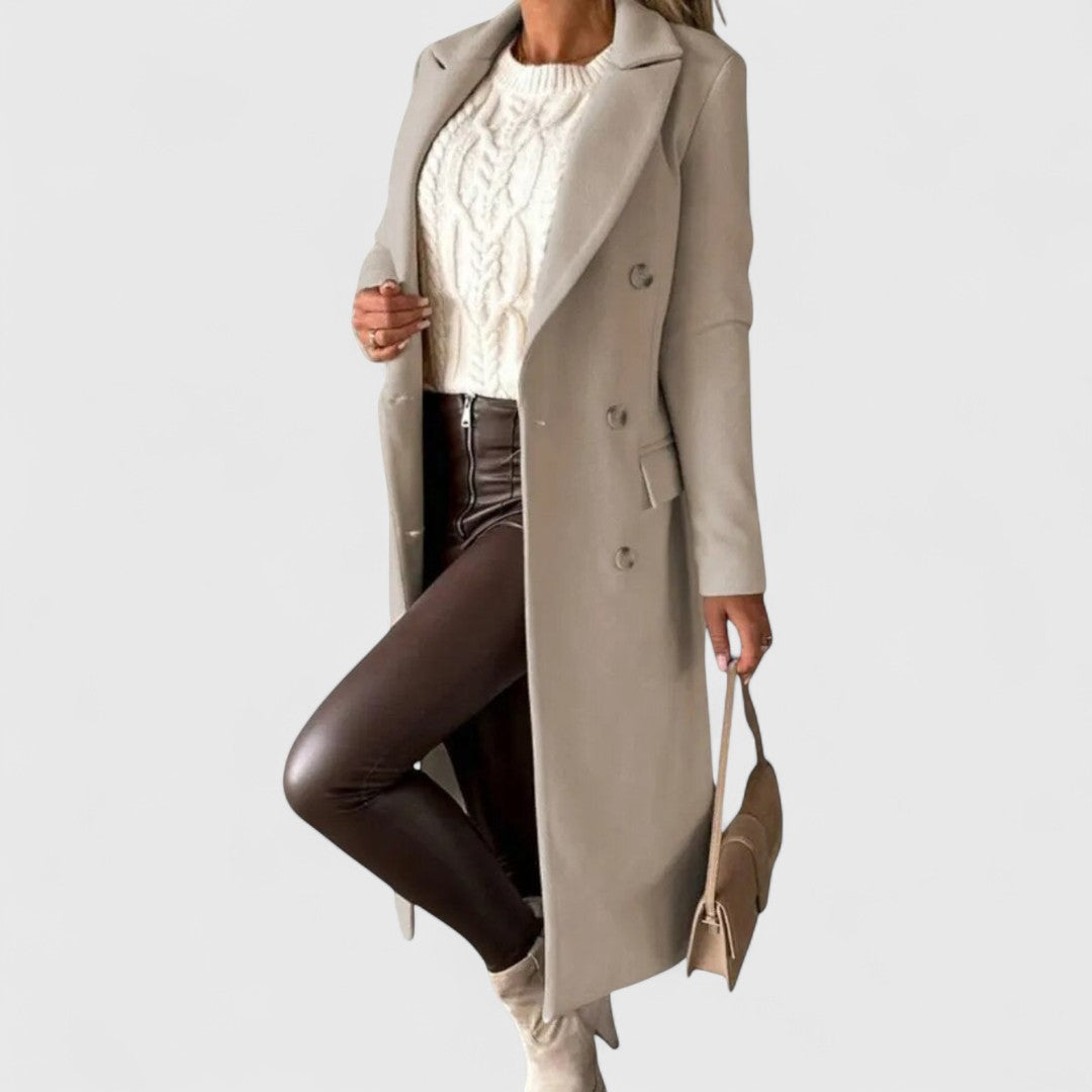 Ofelia | Abrigo Largo Elegante para Mujer