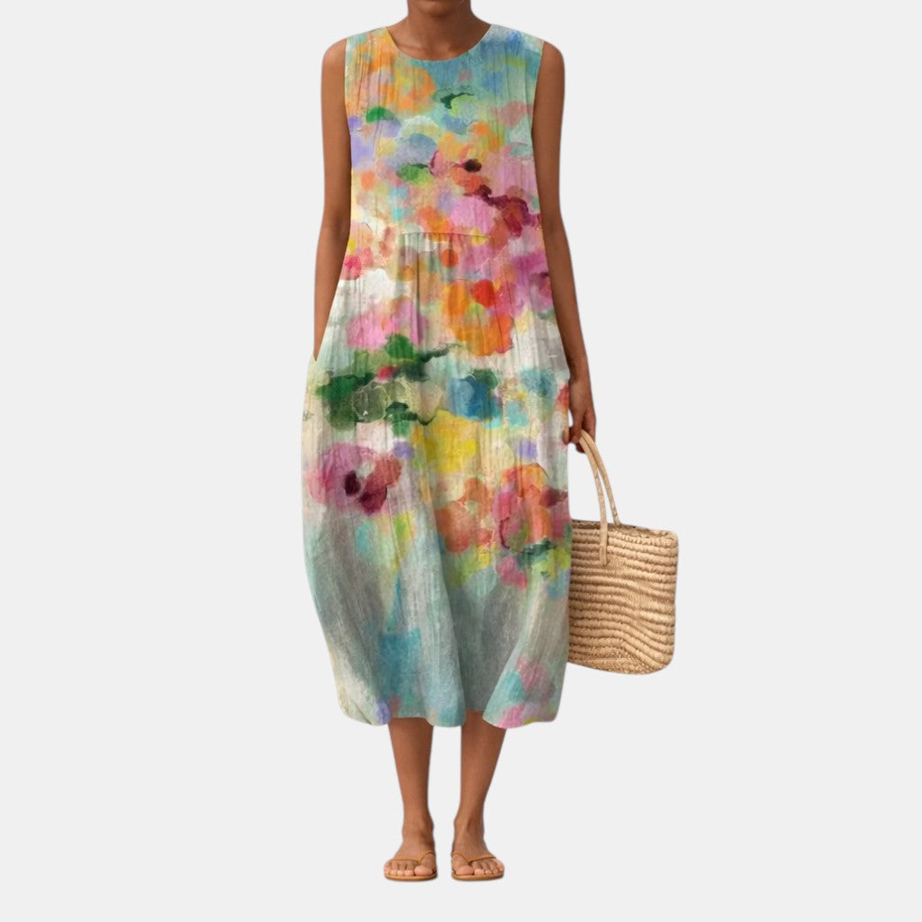 Victoria | Vestido Midi Multicolor