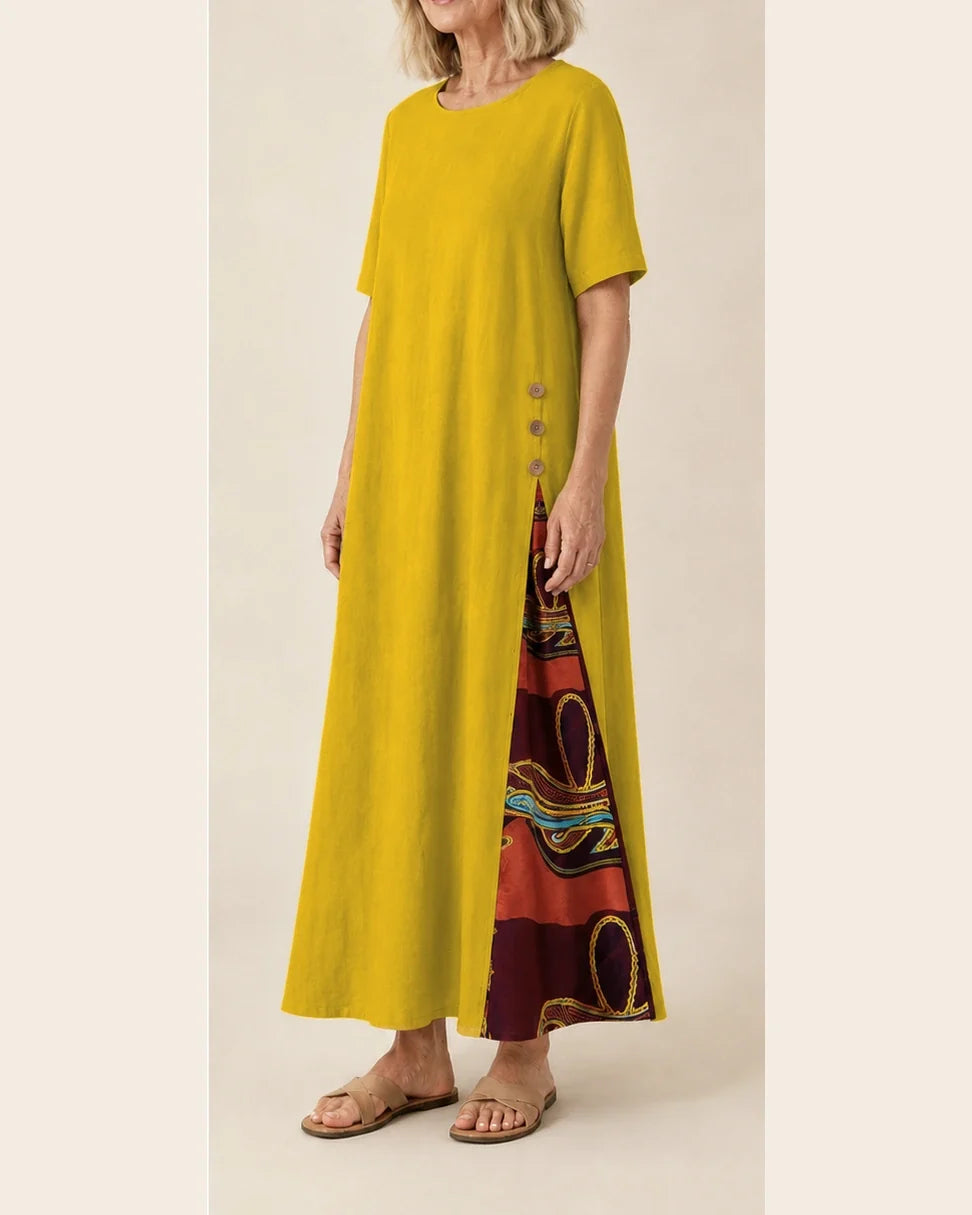 Brenda | Vestido elegante y casual de lino