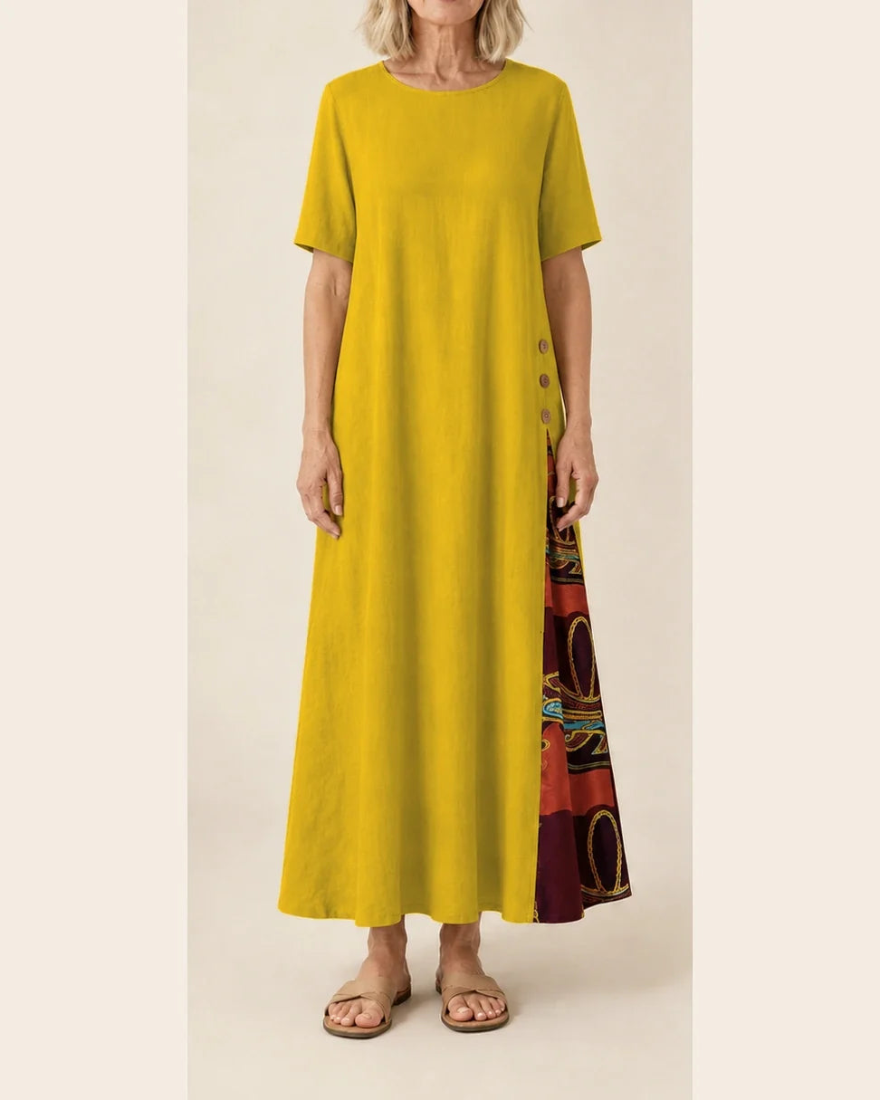 Brenda | Vestido elegante y casual de lino