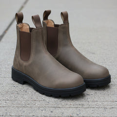 Botas Chelsea Mujer Impermeables para Diario - Café