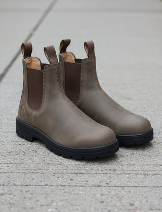 Botas Chelsea Mujer Impermeables para Diario - Café