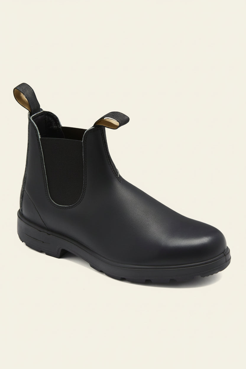 Botas Chelsea Mujer Impermeables para Diario - Negro brillante