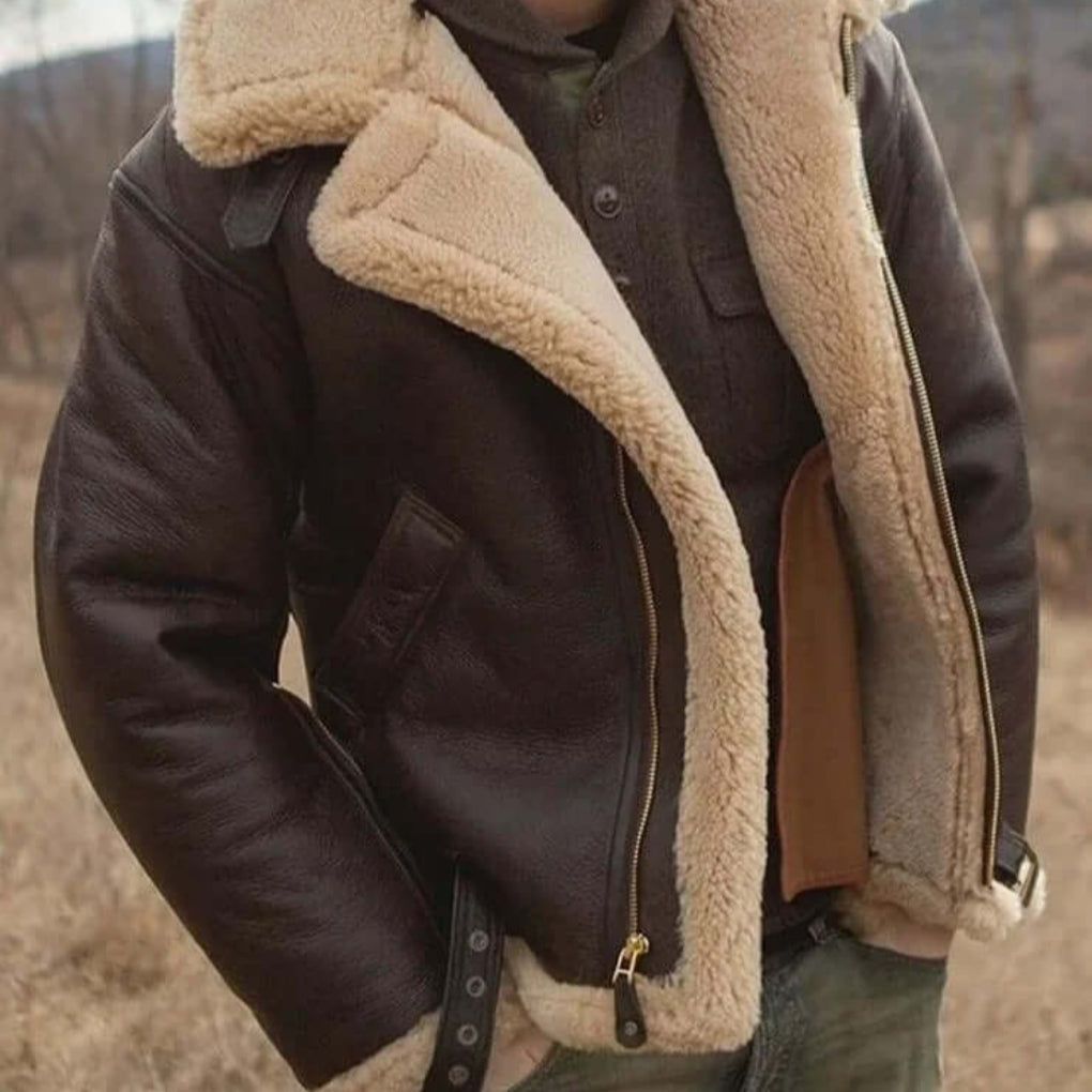 Sabino | Chamarra Estilo Piloto Forrada para Hombre