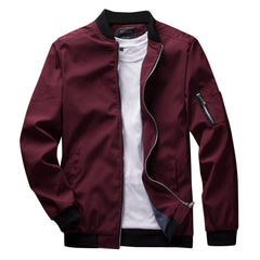 Maximino | Chamarra Bomber Elegante con Bolsillo de Cierre