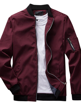 Maximino | Chamarra Bomber Elegante con Bolsillo de Cierre