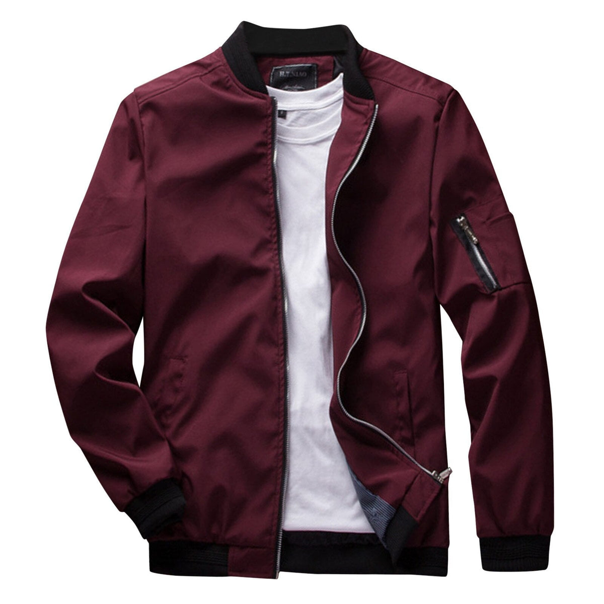 Maximino | Chamarra Bomber Elegante con Bolsillo de Cierre