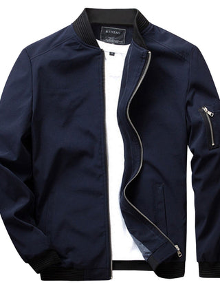 Maximino | Chamarra Bomber Elegante con Bolsillo de Cierre