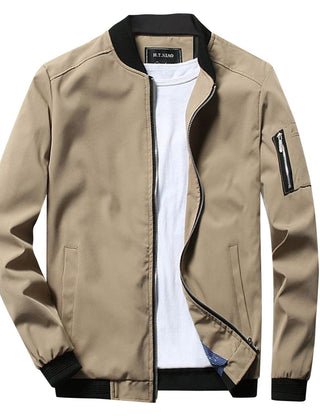 Maximino | Chamarra Bomber Elegante con Bolsillo de Cierre