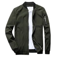 Maximino | Chamarra Bomber Elegante con Bolsillo de Cierre