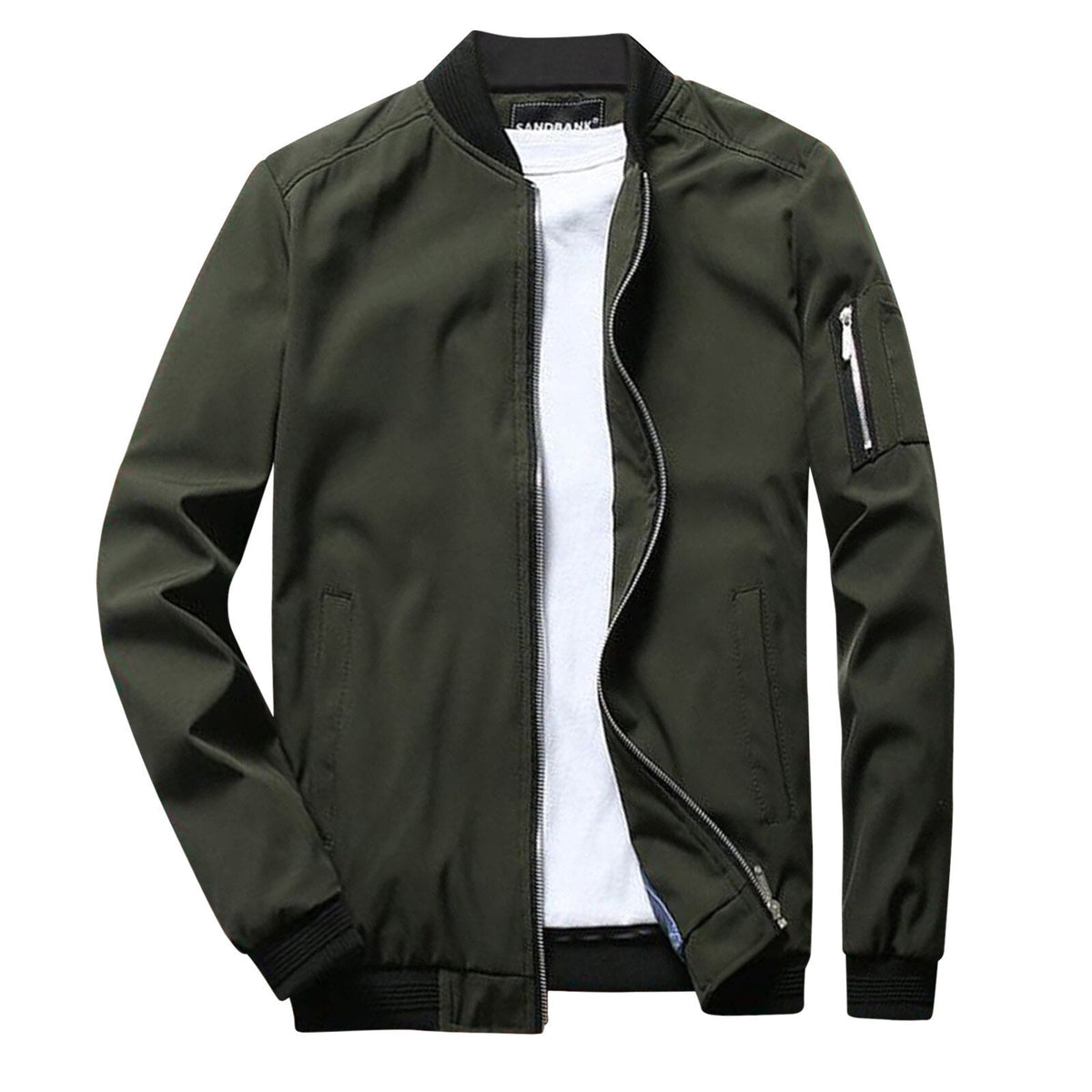 Maximino | Chamarra Bomber Elegante con Bolsillo de Cierre