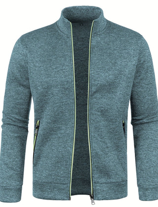 Leandro | Chamarra Bomber Esencial con Cierre Frontal